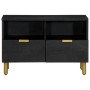 Mueble de TV madera de ingeniería negro 70x33x46 cm | Foro24|Onlineshop| Casa, Jardín y Más Foro24.es