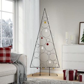 Árbol de Navidad para decoración metal negro 180 cm de , Arboles de navidad - Ref: Foro24-4018958, Precio: 50,06 €, Descuento: %