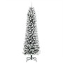 Árbol de Navidad artificial estrecho con nieve PVC y PE 180 cm de , Arboles de navidad - Ref: Foro24-4019687, Precio: 64,70 €...