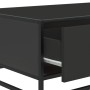 Mesa de centro de madera ingeniería y metal negro 90x57x35 cm | Foro24|Onlineshop| Casa, Jardín y Más Foro24.es