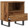 Mesita de noche madera ingeniería madera envejecida 40x35x50 cm | Foro24|Onlineshop| Casa, Jardín y Más Foro24.es