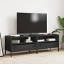 Mueble para TV acero laminado en frío negro 135x39x43,5 cm by , TV Furniture - Ref: Foro24-851334, Price: 186,56 €, Discount: %