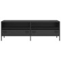 Mueble para TV acero laminado en frío negro 135x39x43,5 cm by , TV Furniture - Ref: Foro24-851334, Price: 186,56 €, Discount: %