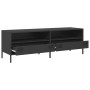 Mueble para TV acero laminado en frío negro 135x39x43,5 cm by , TV Furniture - Ref: Foro24-851334, Price: 186,56 €, Discount: %