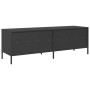 Mueble para TV acero laminado en frío negro 135x39x43,5 cm by , TV Furniture - Ref: Foro24-851334, Price: 186,56 €, Discount: %