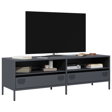 Mueble de TV acero laminado en frío antracita 135x39x43,5 cm von , TV-Möbel - Ref: Foro24-851336, Preis: 197,28 €, Rabatt: %