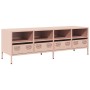 Mueble para TV acero laminado en frío rosa 135x39x43,5 cm | Foro24|Onlineshop| Casa, Jardín y Más Foro24.es