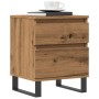 Mesitas de noche 2 uds madera roble artisian 40x35x50 cm de , Mesitas de noche - Ref: Foro24-857439, Precio: 113,35 €, Descue...