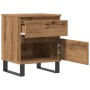 Mesitas de noche 2 uds madera roble artisian 40x35x50 cm de , Mesitas de noche - Ref: Foro24-857439, Precio: 113,35 €, Descue...