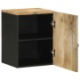 Armario colgante baño madera maciza mango negro 38x33,5x48 cm de , Muebles de baño - Ref: Foro24-4018648, Precio: 76,77 €, De...