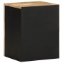 Armario colgante baño madera maciza mango negro 38x33,5x48 cm de , Muebles de baño - Ref: Foro24-4018648, Precio: 76,77 €, De...