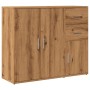 Aparador de madera de ingeniería roble artisan 91x29,5x75 cm von , Sideboards - Ref: Foro24-855907, Preis: 97,78 €, Rabatt: %