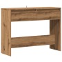 Mesa consola madera ingeniería roble artesanal 100x35x76,5 cm by , Side tables - Ref: Foro24-856785, Price: 75,18 €, Discount: %