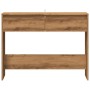 Mesa consola madera ingeniería roble artesanal 100x35x76,5 cm by , Side tables - Ref: Foro24-856785, Price: 75,18 €, Discount: %