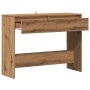 Mesa consola madera ingeniería roble artesanal 100x35x76,5 cm by , Side tables - Ref: Foro24-856785, Price: 75,18 €, Discount: %