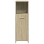 Juego de muebles de baño 4 pzas contrachapada roble Sonoma de , Muebles de baño - Ref: Foro24-3325044, Precio: 208,81 €, Desc...