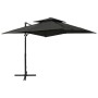 Cantilever umbrella with double cover anthracite gray 250x250 cm by vidaXL, Umbrellas - Ref: Foro24-312354, Price: 247,08 €, ...