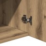 Aparador con LED madera ingeniería roble artisan 115,5x30x75 cm de , Aparadores - Ref: Foro24-856364, Precio: 132,72 €, Descu...