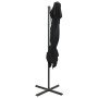 Cantilever umbrella with double black cover 250x250 cm by vidaXL, Umbrellas - Ref: Foro24-312364, Price: 141,91 €, Discount: %