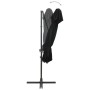 Cantilever umbrella with double black cover 250x250 cm by vidaXL, Umbrellas - Ref: Foro24-312364, Price: 141,91 €, Discount: %