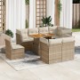 Set de sofás de jardín con cojines 9 pzas ratán sintético beige | Foro24|Onlineshop| Casa, Jardín y Más Foro24.es