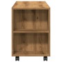 Mueble TV ruedas madera ingeniería roble artisan 102x34,5x43cm de , Muebles TV - Ref: Foro24-855991, Precio: 86,73 €, Descuen...