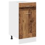 Armario inferior cajón cocina madera envejecida 40x46x81,5cm de , Armarios de cocina - Ref: Foro24-856083, Precio: 74,55 €, D...