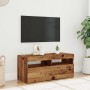 Mueble TV luces LED madera ingeniería envejecida 90x35x40 cm von , TV-Möbel - Ref: Foro24-856307, Preis: 75,64 €, Rabatt: %