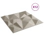 Paneles de pared 12 uds XPS diamante Beton 50x50 cm 3 m² | Foro24|Onlineshop| Casa, Jardín y Más Foro24.es