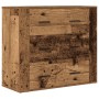 Aparador madera de ingeniería madera envejecida 80x33x70 cm de , Aparadores - Ref: Foro24-857085, Precio: 110,15 €, Descuento: %