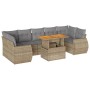 Set de sofás de jardín y cojines 8 piezas ratán sintético beige | Foro24|Onlineshop| Casa, Jardín y Más Foro24.es