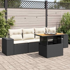 Comprar Set de muebles de jardín 5 pzas y cojines