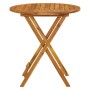 Mesa plegable de jardín de madera maciza de acacia 70 cm de vidaXL, Mesas de jardín - Ref: Foro24-313596, Precio: 67,98 €, De...