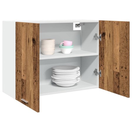 Armario colgante madera de ingeniería envejecida 80x31x60 cm de , Armarios de cocina - Ref: Foro24-856110, Precio: 74,35 €, D...