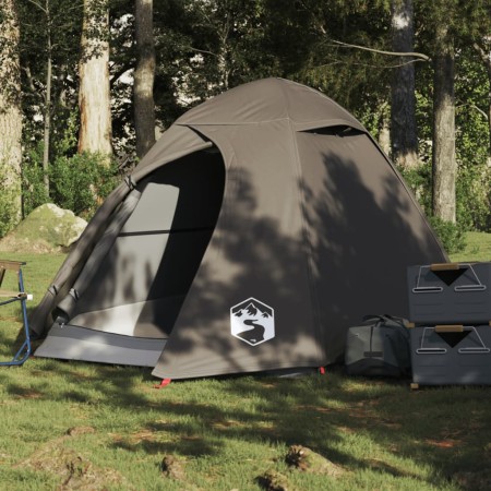 Tienda de campaña iglú para 2 personas impermeable marrón by , tents - Ref: Foro24-4009613, Price: 54,18 €, Discount: %