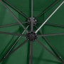 Cantilever parasol with pole and LED lights 250 cm green by vidaXL, Umbrellas - Ref: Foro24-312321, Price: 111,59 €, Discount: %