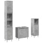 Set muebles de baño 2 piezas madera contrachapada gris hormigón de , Muebles de baño - Ref: Foro24-3324953, Precio: 164,48 €,...