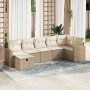 Set sofás de jardín 7 piezas y cojines ratán sintético beige von , Gartensets - Ref: Foro24-3325404, Preis: 565,07 €, Rabatt: %