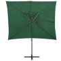 Cantilever parasol with double green cover 250x250 cm by vidaXL, Umbrellas - Ref: Foro24-312361, Price: 119,99 €, Discount: %