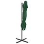 Cantilever parasol with double green cover 250x250 cm by vidaXL, Umbrellas - Ref: Foro24-312361, Price: 119,99 €, Discount: %