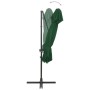 Cantilever parasol with double green cover 250x250 cm by vidaXL, Umbrellas - Ref: Foro24-312361, Price: 119,99 €, Discount: %