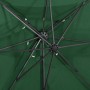 Cantilever parasol with double green cover 250x250 cm by vidaXL, Umbrellas - Ref: Foro24-312361, Price: 119,99 €, Discount: %