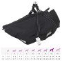 Abrigo para perro con arnés impermeable reflectante 5XL negro de , Ropa para perros - Ref: Foro24-4019647, Precio: 24,44 €, D...