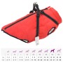 Abrigo para perro con arnés impermeable reflectante 5XL rojo | Foro24|Onlineshop| Casa, Jardín y Más Foro24.es