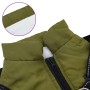 Abrigo perro con arnés impermeable reflectante S verde militar | Foro24|Onlineshop| Casa, Jardín y Más Foro24.es