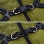 Abrigo perro con arnés impermeable reflectante S verde militar | Foro24|Onlineshop| Casa, Jardín y Más Foro24.es