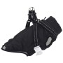 Abrigo para perro con arnés impermeable reflectante M negro by , Clothes for dogs - Ref: Foro24-4019908, Price: 18,60 €, Disc...