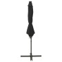 Cantilever umbrella with pole and black LED lights 300 cm by vidaXL, Umbrellas - Ref: Foro24-312340, Price: 87,31 €, Discount: %