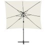 Cantilever parasol with double sand cover 250x250 cm by vidaXL, Umbrellas - Ref: Foro24-312360, Price: 132,83 €, Discount: %