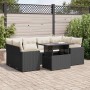 Set de sofás de jardín 7 pzas con cojines ratán sintético negro | Foro24|Onlineshop| Casa, Jardín y Más Foro24.es